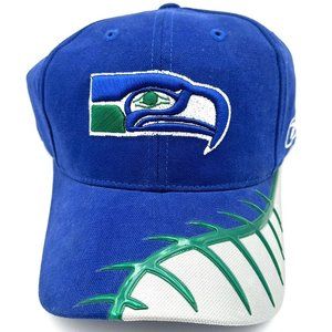 NFL Seattle Seahawks 2000 Reebok Vintage Adjustable Back Adjustable Hat Cap NEW